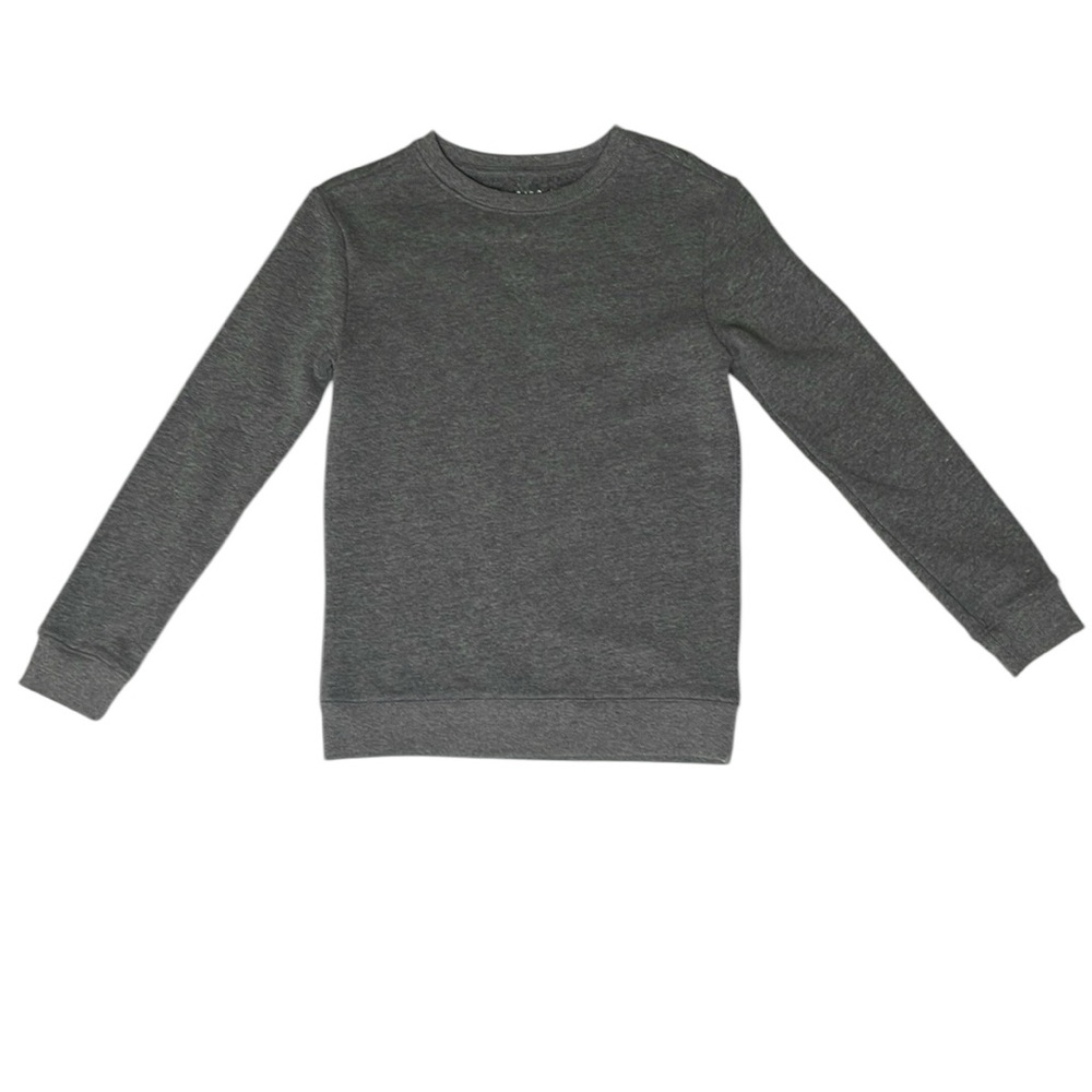 CAT & JACK BOYS NWOT GRAY LONG SLEEVE CREWNECK SWEATSHIRT SIZE MEDIUM 8/10